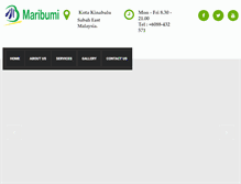 Tablet Screenshot of maribumi.com
